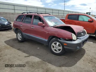 2004 Hyundai Santa Fe GLS with VIN KM8SC13E94U755512, listed as a Copart auction lot 71175504 with 0 mi miles and Salvage Title. Bid and sale history available at carsss.com. Image 4.