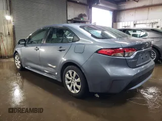 2021 Toyota Corolla LE with VIN 5YFEPMAE0MP196360, listed as a Copart auction lot 49592395 with 38,156 mi miles and Salvage Title. Bid and sale history available at DreamBid. Image 2.