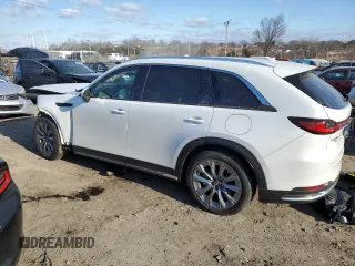 2024 Mazda CX-90 3.3 Turbo Premium Plus with VIN JM3KKEHD8R1101289, listed as a Copart auction lot 46277815 with 12,693 mi miles and Salvage Title. Bid and sale history available at carsss.com. Image 2.