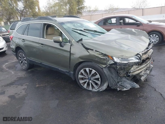2017 Subaru Outback Limited with VIN 4S4BSANC4H3412438, listed as a IAAI auction lot 41492086 with 109,270 mi miles. Bid and sale history available at carsss.com. Image 1.