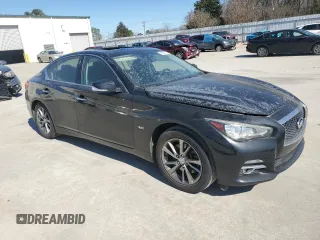 2017 Infiniti Q50 Signature Edition z VIN JN1EV7ARXHM838119, wystawiony jako Copart lot #46997865 z przebiegiem 71 360 mil mil oraz Szkoda całkowita • Salvage title. Historia ofert i sprzedaży dostępna na DreamBid. Obrazek 4.