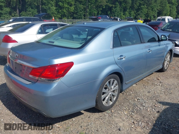 2011 Toyota Avalon with VIN 4T1BK3DB8BU439373, listed as a IAAI auction lot 42604951 with 143,942 mi miles and . Bid and sale history available at DreamBid. Image 4.