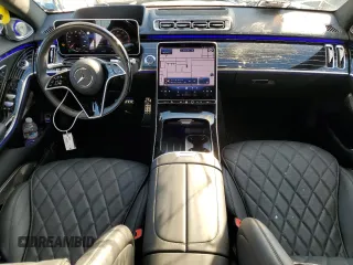 2024 Mercedes-Benz S 580 z VIN W1K6G7GB5RA265130, wystawiony jako Copart lot #82841994 z przebiegiem 7 330 mil mil oraz Szkoda całkowita • Salvage title. Historia ofert i sprzedaży dostępna na DreamBid. Obrazek 8.