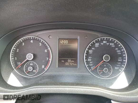 2013 Volkswagen Passat Wolfsburg Edition with VIN 1VWAP7A37DC083820, listed as a Copart auction lot 61404064 with 100,754 mi miles and Salvage title. Bid and sale history available at DreamBid. Image 9.