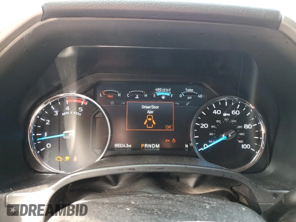 2021 Ford Super Duty F-250 SRW XL with VIN 1FT7W2BT1MEC51277, listed as a Copart auction lot 43544475 with 99,324 mi miles and Salvage Title. Bid and sale history available at carsss.com. Image 9.