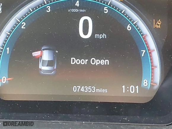 2019 Honda Civic Sedan EX-L with VIN 19XFC1F73KE211652, listed as a IAAI auction lot 41816810 with 74,353 mi miles. Bid and sale history available at carsss.com. Image 16.