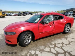 2016 Dodge Charger SXT with VIN 2C3CDXHG0GH354932, listed as a Copart auction lot 50106875 with 140,957 mi miles and Salvage Title. Bid and sale history available at carsss.com. Image 1.