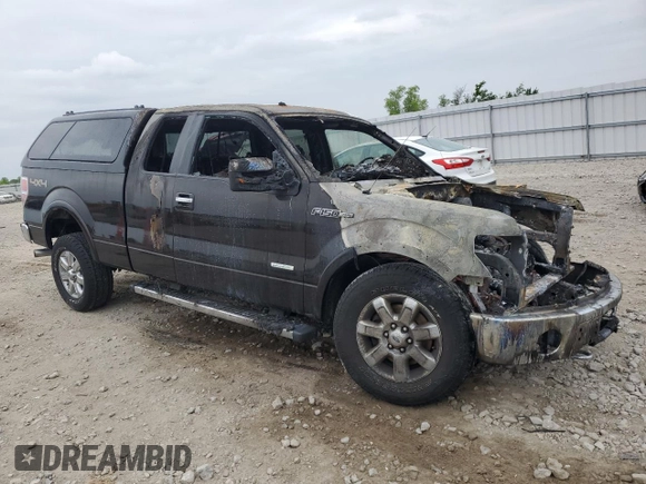 2014 Ford F-150 XL with VIN 1FTFX1ETXEFB07947, listed as a Copart auction lot 61484295 with Not provided miles and Non repairable. Bid and sale history available at DreamBid. Image 4.