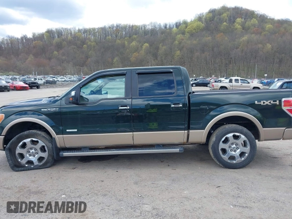 2012 Ford F-150 XL with VIN 1FTFW1ET1CFB62397, listed as a IAAI auction lot 42017950 with 206,207 mi miles. Bid and sale history available at carsss.com. Image 14.