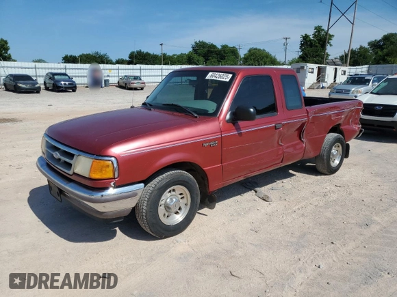 1997 Ford Ranger XLT with VIN 1FTCR14X1VTA54994, listed as a Copart auction lot 60426025 with 77,619 mi miles and Clean title. Bid and sale history available at DreamBid. Image 1.