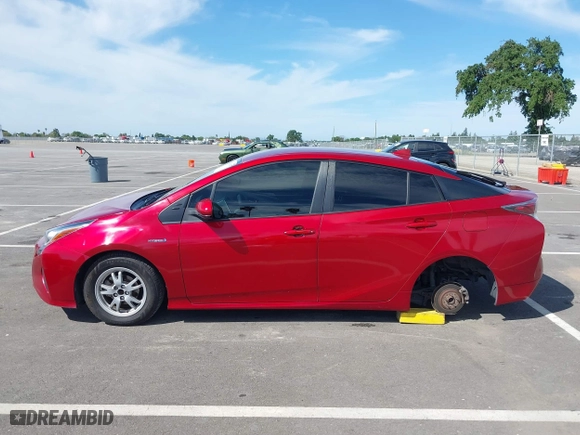 2017 Toyota Prius Two with VIN JTDKBRFU0H3538662, listed as a IAAI auction lot 42011499 with 90,862 mi miles. Bid and sale history available at carsss.com. Image 14.