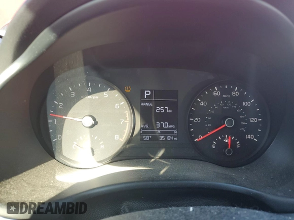 2022 Kia Rio LX with VIN 3KPA24AD6NE484231, listed as a Copart auction lot 86517834 with 35,164 mi miles and Salvage Title. Bid and sale history available at carsss.com. Image 9.