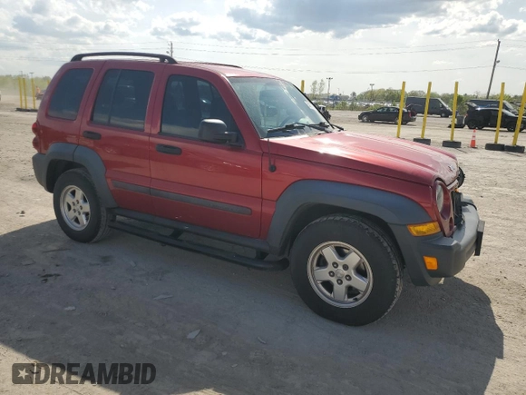 2007 Jeep Liberty Sport z VIN 1J4GL48K07W577597, wystawiony jako Copart lot #54377335 z przebiegiem 128 998 mil mil oraz Szkody całkowita. Historia ofert i sprzedaży dostępna na DreamBid. Obrazek 4.