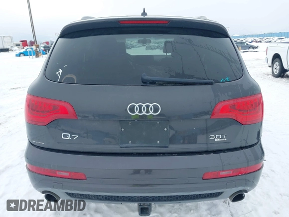 2014 Audi Q7 S line Prestige with VIN WA1DGAFE7ED003414, listed as a IAAI auction lot 41425048 with 91,664 mi miles and . Bid and sale history available at DreamBid. Image 16.