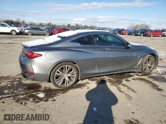 2017 Infiniti Q60 Premium z VIN JN1EV7EL1HM550074, wystawiony jako Copart lot #88887555 z przebiegiem 65 139 mil mil oraz Szkoda całkowita • Salvage title. Historia ofert i sprzedaży dostępna na DreamBid. Obrazek 3.