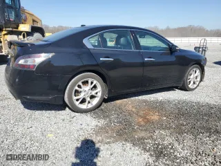 2012 Nissan Maxima 3.5 S with VIN 1N4AA5APXCC858871, listed as a Copart auction lot 46216495 with 127,628 mi miles and Salvage Title. Bid and sale history available at carsss.com. Image 3.
