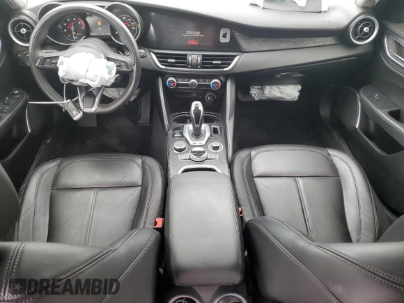 2021 Alfa Romeo Giulia with VIN ZARFAMAN7M7638886, listed as a Copart auction lot 51004375 with 50,571 mi miles and Salvage title. Bid and sale history available at DreamBid. Image 8.