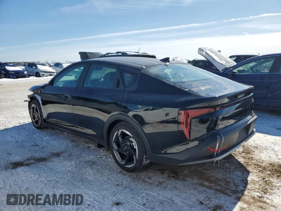 2025 Kia K4 EX with VIN 3KPFU4DE1SE014480, listed as a Copart auction lot 45320825 with 1,469 mi miles and Salvage Title. Bid and sale history available at carsss.com. Image 2.