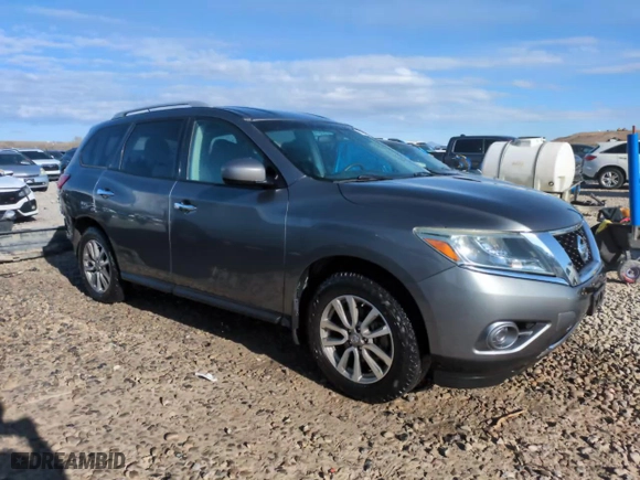 2016 Nissan Pathfinder Platinum with VIN 5N1AR2MM7GC608640, listed as a Copart auction lot 51709675 with 89,160 mi miles and Salvage Title. Bid and sale history available at carsss.com. Image 14.