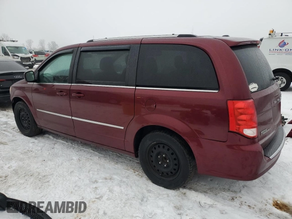 2017 Dodge Grand Caravan Crew Plus with VIN 2C4RDGDG9HR754866, listed as a Copart auction lot 42341225 with 213,458 mi miles and Salvage Title. Bid and sale history available at DreamBid. Image 2.