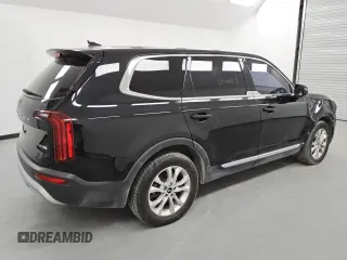 2021 Kia Telluride LX with VIN 5XYP24HC5MG104093, listed as a Copart auction lot 48163265 with 90,302 mi miles and Clean title. Bid and sale history available at DreamBid. Image 3.