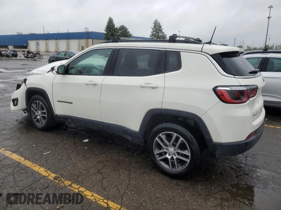 2018 Jeep Compass Latitude z VIN 3C4NJDBB7JT238196, wystawiony jako Copart lot #56500655 z przebiegiem 160 711 mil mil oraz Czysty tytuł • Clean title. Historia ofert i sprzedaży dostępna na DreamBid. Obrazek 2.