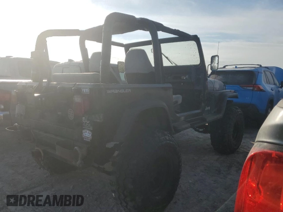 1995 Jeep Wrangler with VIN 1J4FY29S0SP275214, listed as a Copart auction lot 75086344 with 158,912 mi miles and Salvage Title. Bid and sale history available at carsss.com. Image 3.