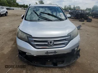 2012 Honda CR-V EX-L with VIN 2HKRM4H75CH602372, listed as a Copart auction lot 58810095 with 93,311 mi miles and Salvage title. Bid and sale history available at DreamBid. Image 5.