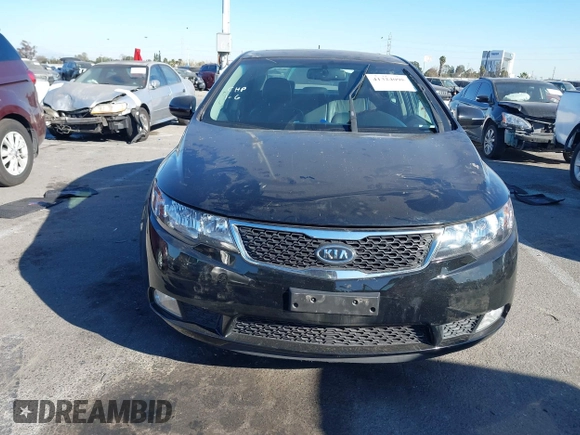 2012 Kia Forte SX with VIN KNAFW4A32C5623357, listed as a IAAI auction lot 41324098 with 217,354 mi miles. Bid and sale history available at carsss.com. Image 11.
