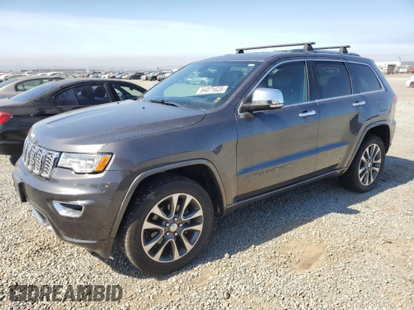 2017 Jeep Grand Cherokee Overland with VIN 1C4RJFCG3HC772695, listed as a Copart auction lot 64071635 with 90,710 mi miles and Clean title. Bid and sale history available at DreamBid. Image 1.
