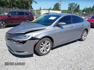 2015 Chrysler 200 Limited with VIN 1C3CCCAB1FN595950, listed as a IAAI auction lot 42627486 with 217,578 mi miles and . Bid and sale history available at DreamBid. Image 2.