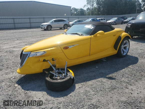 2000 Plymouth Prowler z VIN 1P3EW65G3YV606064, wystawiony jako Copart lot #69496324 z przebiegiem 36 048 mil mil oraz Szkody całkowita. Historia ofert i sprzedaży dostępna na DreamBid. Obrazek 1.