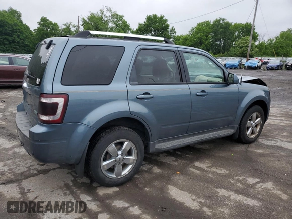 2010 Ford Escape Limited with VIN 1FMCU9EG1AKC75518, listed as a Copart auction lot 61332425 with 90,017 mi miles and Salvage title. Bid and sale history available at DreamBid. Image 3.