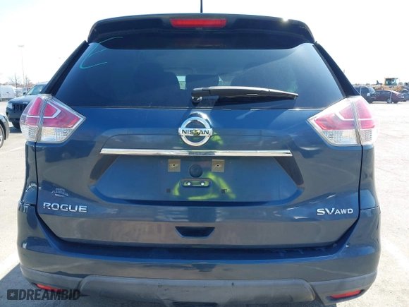 2016 Nissan Rogue S with VIN KNMAT2MV5GP634869, listed as a IAAI auction lot 41881414 with 77,197 mi miles. Bid and sale history available at carsss.com. Image 16.