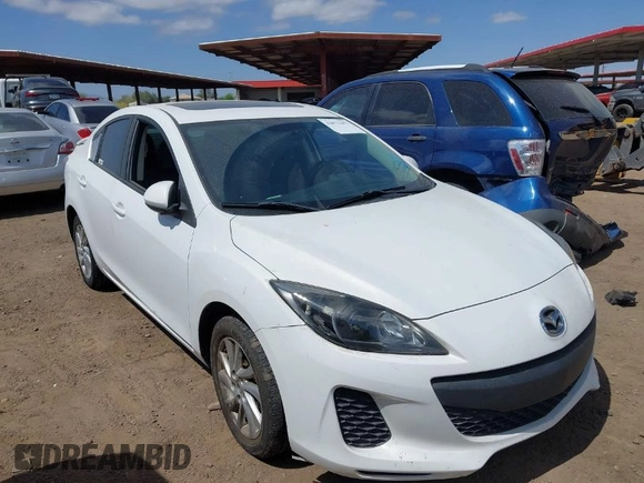 2012 Mazda 3 i Grand Touring with VIN JM1BL1W76C1534581, listed as a IAAI auction lot 42071357 with 120,302 mi miles. Bid and sale history available at carsss.com. Image 1.