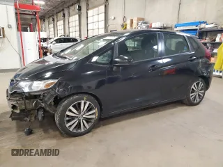 2015 Honda Fit EX-L with VIN 3HGGK5H87FM733041, listed as a Copart auction lot 52773275 with 0 mi miles and Salvage Title. Bid and sale history available at carsss.com. Image 1.