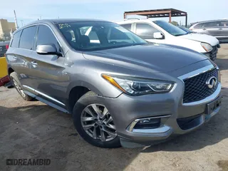2019 Infiniti QX60 PURE with VIN 5N1DL0MM7KC552081, listed as a IAAI auction lot 41835686 with 156,587 mi miles. Bid and sale history available at carsss.com. Image 1.