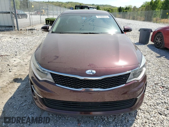 2017 Kia Optima LX with VIN 5XXGT4L39HG159354, listed as a Copart auction lot 51959355 with 61,061 mi miles and Salvage title. Bid and sale history available at DreamBid. Image 5.