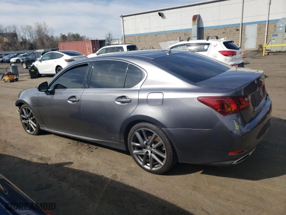 2013 Lexus GS 350 with VIN JTHCE1BL3D5017801, listed as a Copart auction lot 52387515 with 110,331 mi miles and Salvage Title. Bid and sale history available at carsss.com. Image 2.