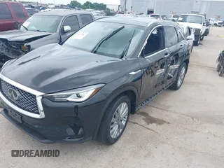 2024 Infiniti QX50 Luxe with VIN 3PCAJ5BA7RF101801, listed as a IAAI auction lot 42109462 with 15,768 mi miles and . Bid and sale history available at DreamBid. Image 2.