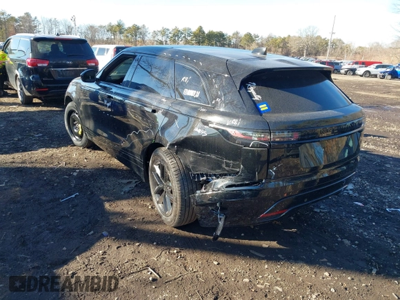 2025 Land Rover Range Rover Velar Dynamic SE with VIN SALYL2EX7SA391827, listed as a IAAI auction lot 41430644 with 4,063 mi miles and . Bid and sale history available at DreamBid. Image 3.