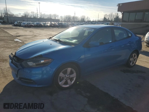 2016 Dodge Dart SXT with VIN 1C3CDFBB1GD577386, listed as a Copart auction lot 82580924 with 165,024 mi miles and Salvage Title. Bid and sale history available at carsss.com. Image 1.