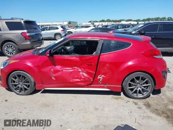 2016 Hyundai Veloster Turbo with VIN KMHTC6AE6GU294648, listed as a IAAI auction lot 42311378 with 94,552 mi miles and . Bid and sale history available at DreamBid. Image 14.