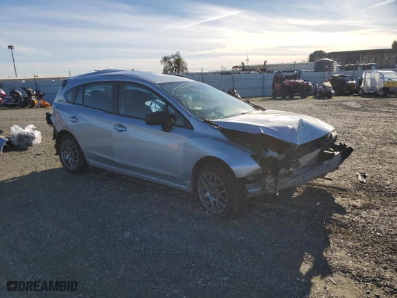2018 Subaru Impreza with VIN 4S3GTAA65J1733770, listed as a Copart auction lot 86773214 with 57,581 mi miles and Salvage Title. Bid and sale history available at carsss.com. Image 4.