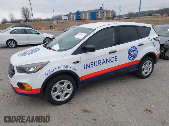 2018 Ford Escape S with VIN 1FMCU0F7XJUC89920, listed as a IAAI auction lot 38639745 with 48,608 mi miles and . Bid and sale history available at DreamBid. Image 2.