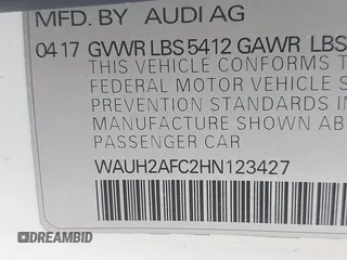 2017 Audi A6 Prestige с VIN WAUH2AFC2HN123427, выставлен на аукционе IAAI как лот 42438025 с пробегом 71 895 миль миль и . История ставок и продаж доступна на DreamBid. Изображение 9.