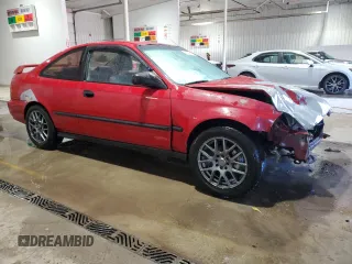 1997 Honda Civic DX with VIN 1HGEJ6122VL097179, listed as a Copart auction lot 45279655 with 180,744 mi miles and Salvage Title. Bid and sale history available at carsss.com. Image 4.