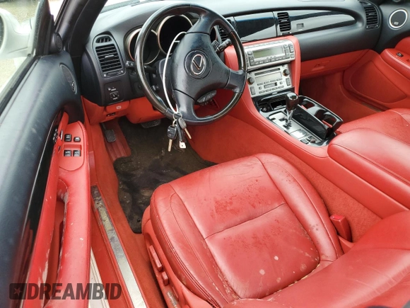 2007 Lexus SC 430 with VIN JTHFN45Y279011569, listed as a Copart auction lot 74418794 with Not Provided miles and Salvage Title. Bid and sale history available at DreamBid. Image 8.