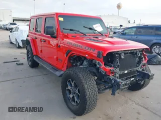 2018 Jeep Wrangler Unlimited Rubicon с VIN 1C4HJXFG8JW167203, выставлен на аукционе IAAI как лот 41177222 с пробегом 52 922 миль миль и . История ставок и продаж доступна на DreamBid. Изображение 1.