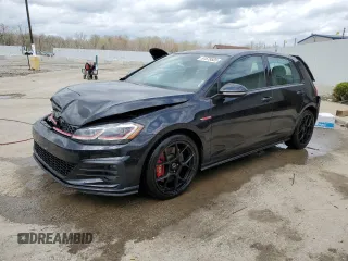 2019 Volkswagen GTI S z VIN 3VW6T7AU6KM027387, wystawiony jako Copart lot #51579585 z przebiegiem 73 586 mil mil oraz Szkoda całkowita • Salvage title. Historia ofert i sprzedaży dostępna na DreamBid. Obrazek 1.